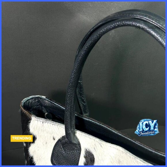 Genuine Cowhide Leather Tote Bag Shoulder Bag Laptop Bag